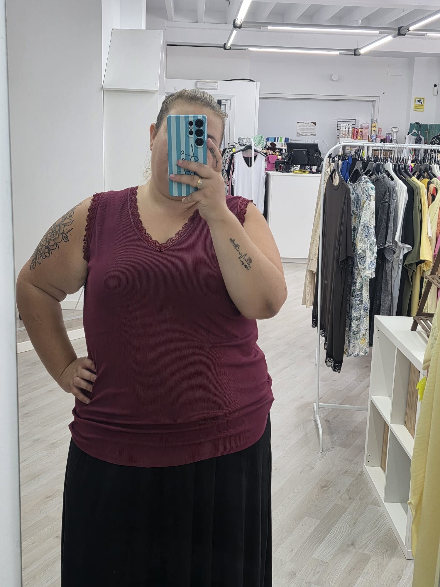 Camiseta canalé sisa