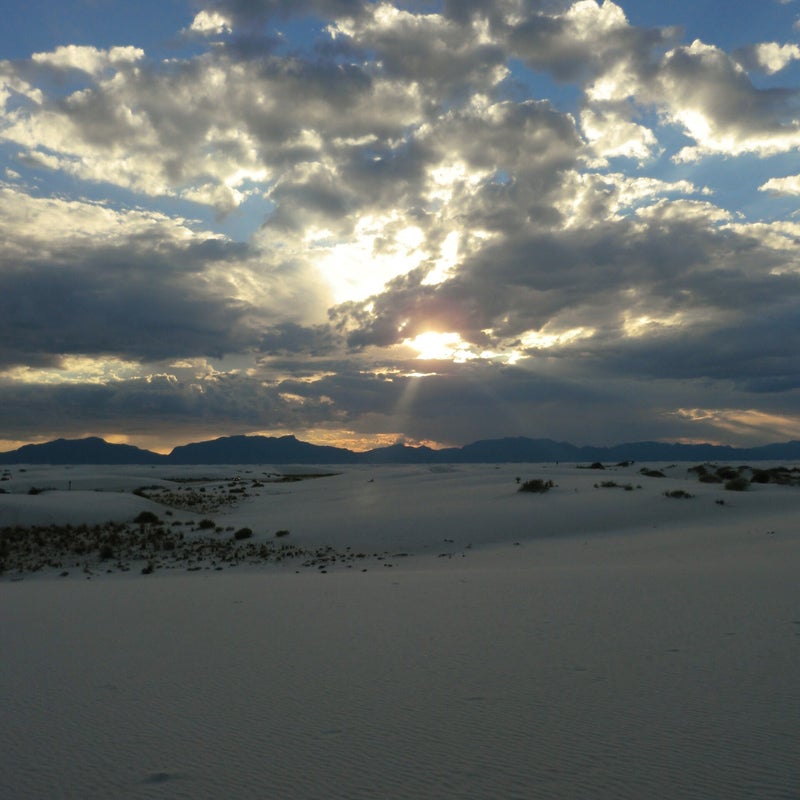 White Sands sunset