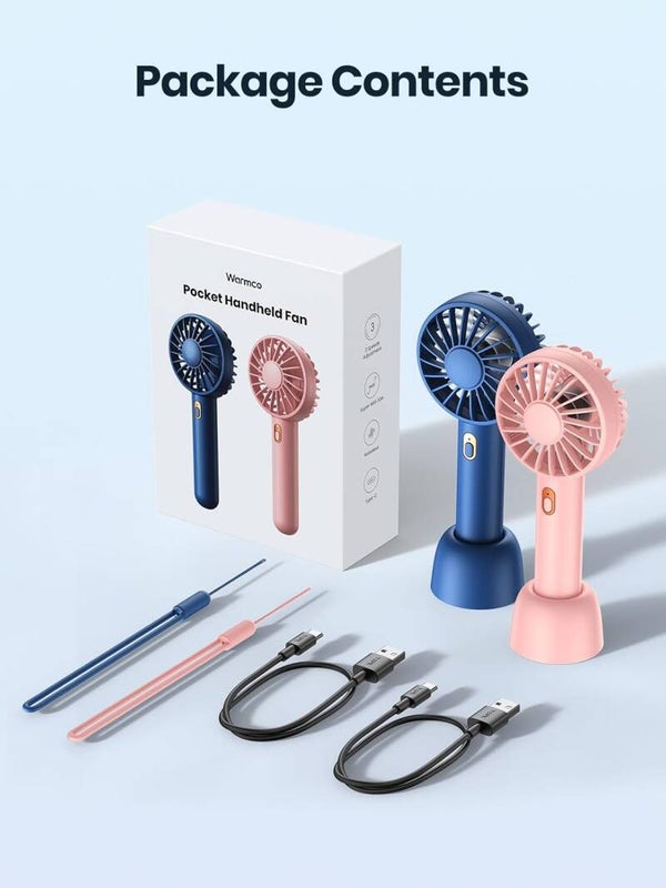Ventilateur Portable USB Rechargeable 3 Vitesses