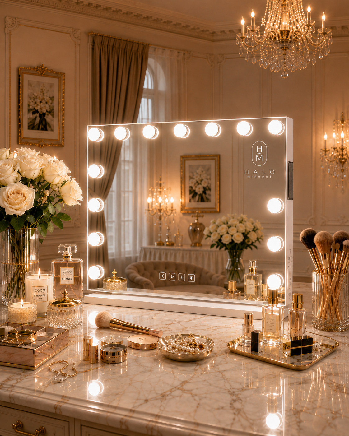 Bluetooth Hollywood Mirror (Marilyn Edition)