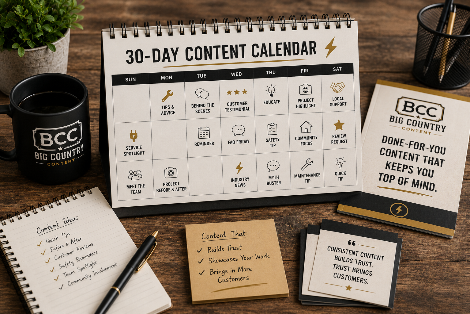 30-Day Content Calendars