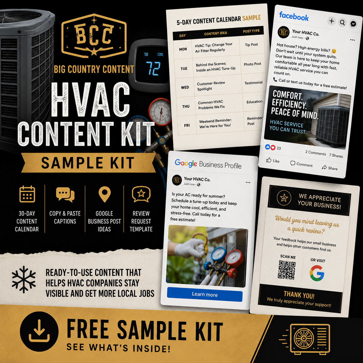 HVAC Sample Kit
