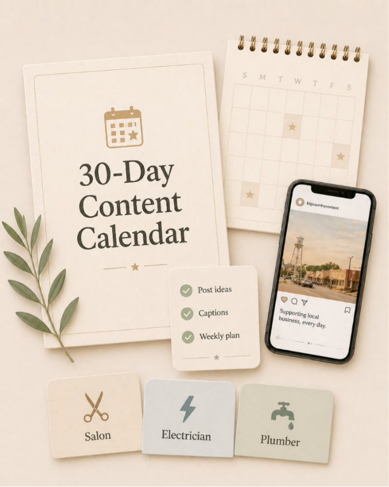 30-Day Content Calendars