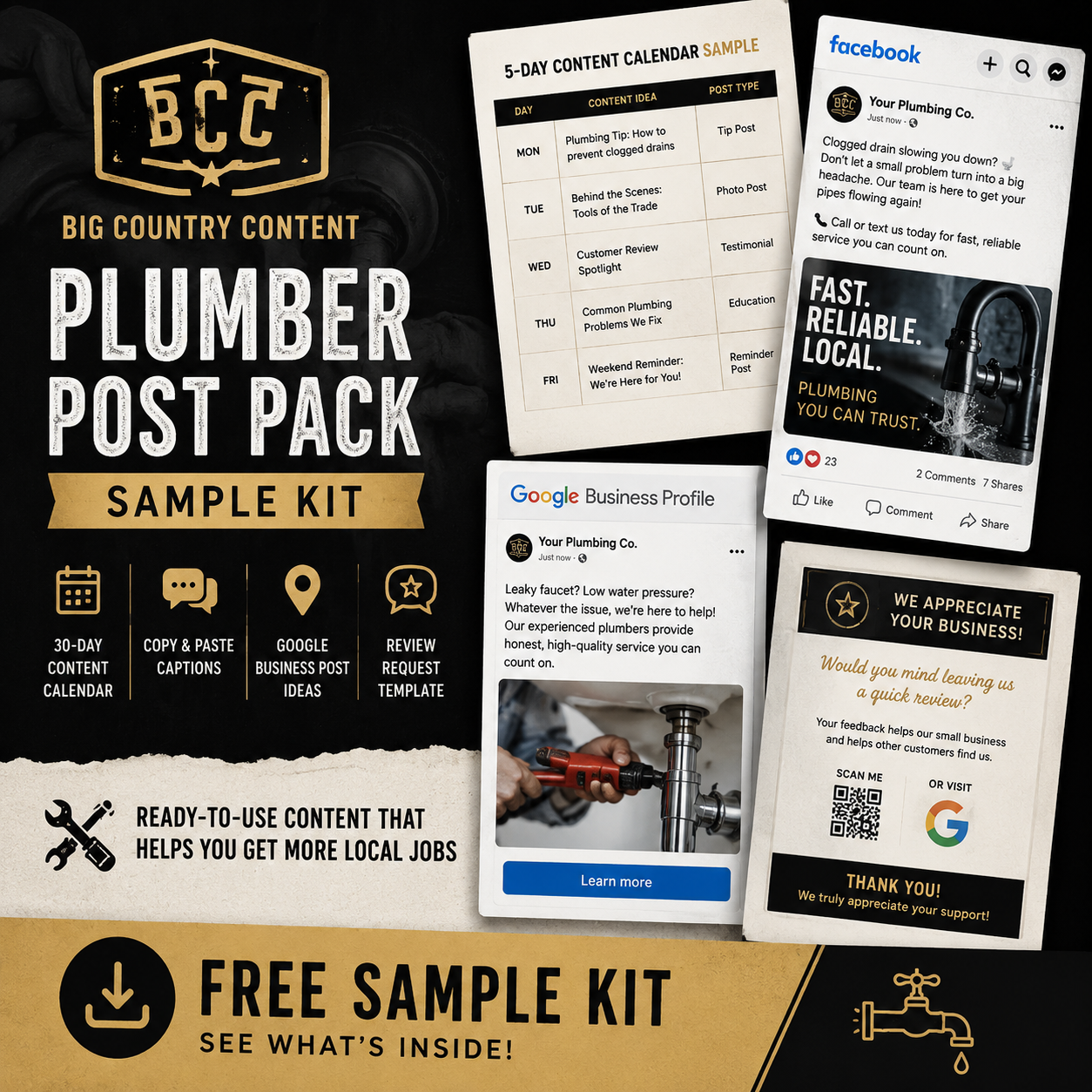 Plumber Sample Kit