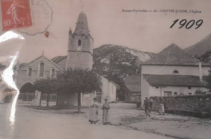 Dieu parle à mon coeur - Eglise saint martin de louvie-juzon dans les pyrénées atlantiques - Au fil du temps 