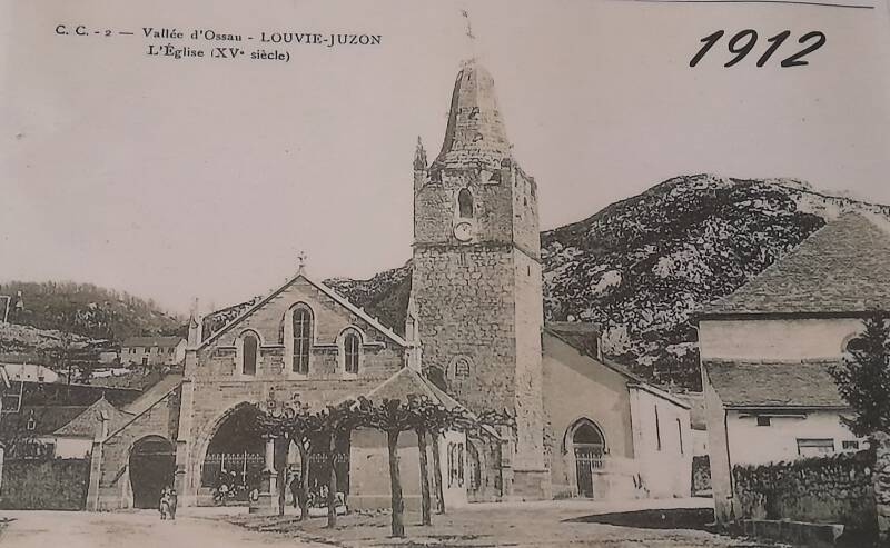 Dieu parle à mon coeur - Eglise saint martin de louvie-juzon dans les pyrénées atlantiques - Au fil du temps 
