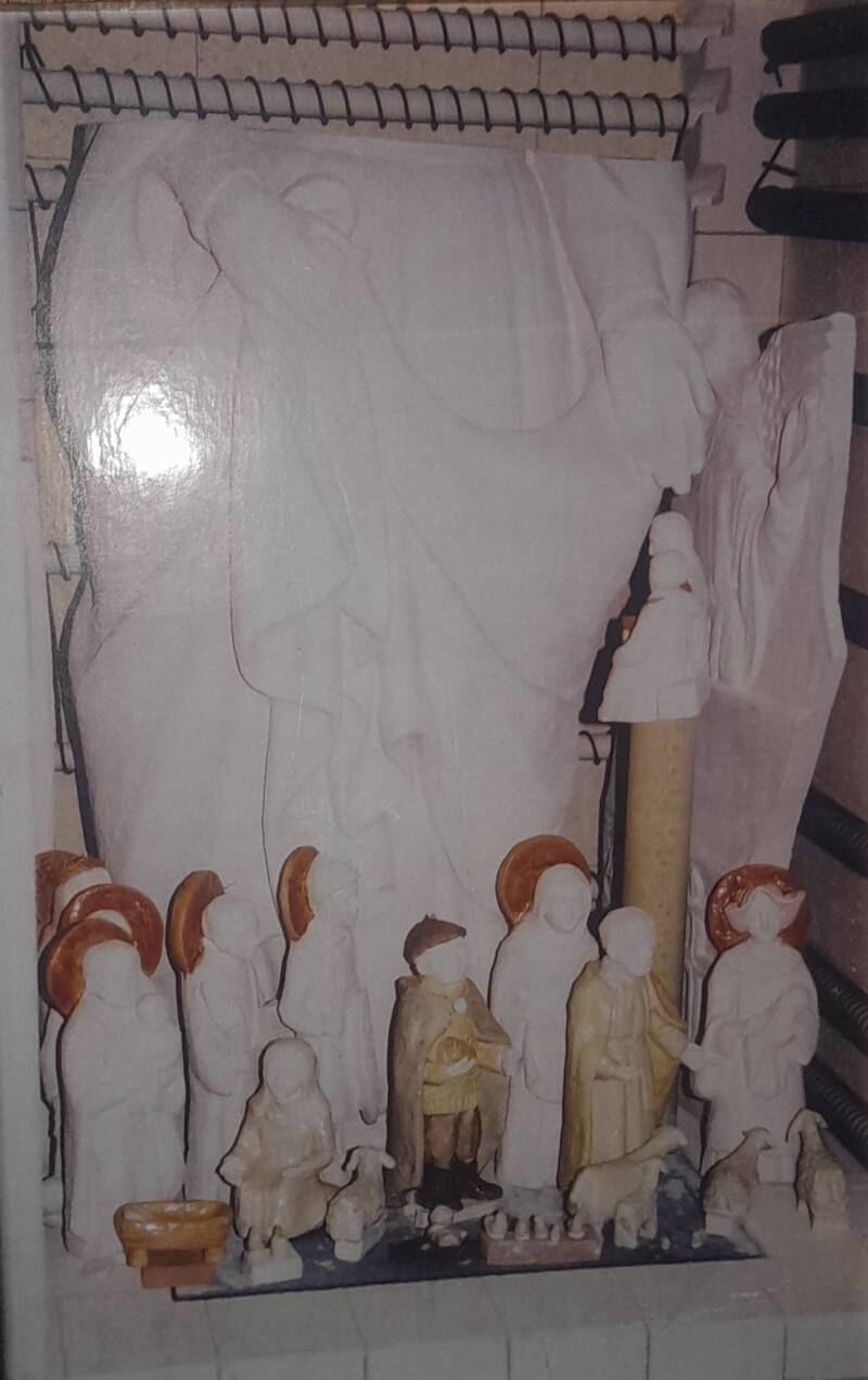 Dieu parle à mon coeur - genése de la statue de la Vierge Marie de l'église Sainte Thérèse - paroisse de la sainte Famille de Pau