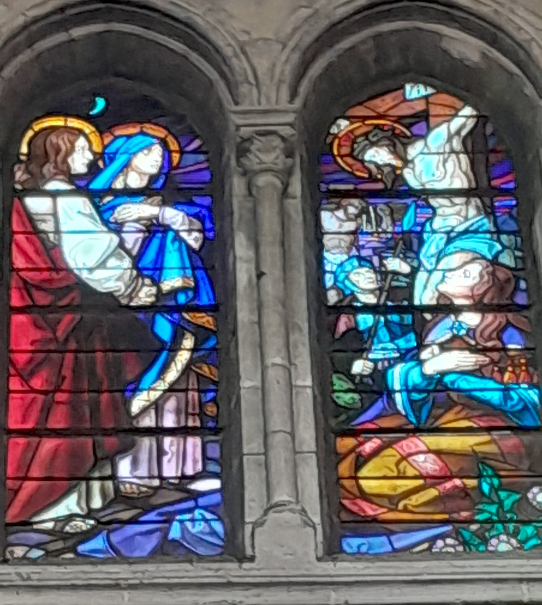 Dieu parle à mon coeur - Le Sanctuaire Notre Dame du Bout du Pont, refuge de la Mère et l'enfant - Pau - vitrail de la Passion de Jésus