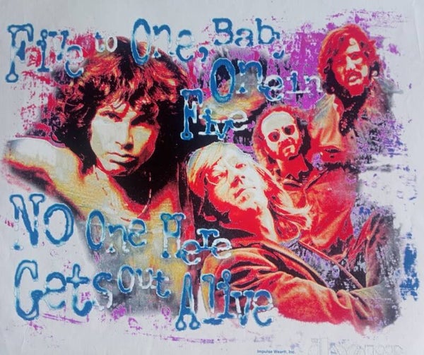 The Doors five to one Vintage Iron-On transfer ID5033