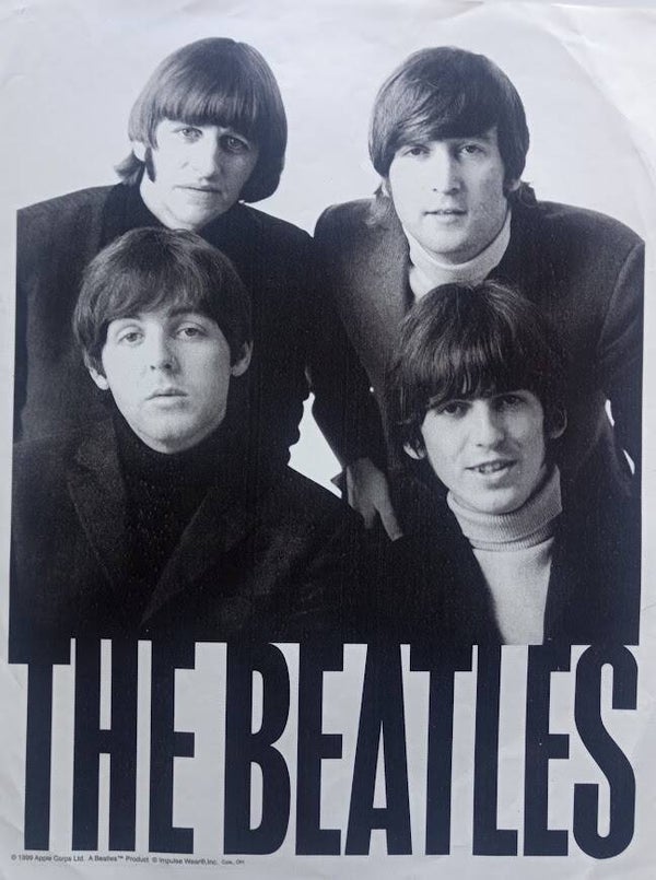 The Beatles B&W Vintage Iron-On Transfer ID5031