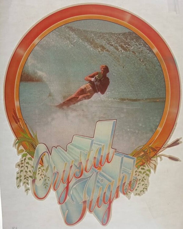 Surfer Crystal Flight Vintage Iron-on ID3014