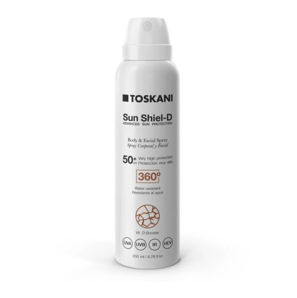 Sun shield-D Body en Facial Spray