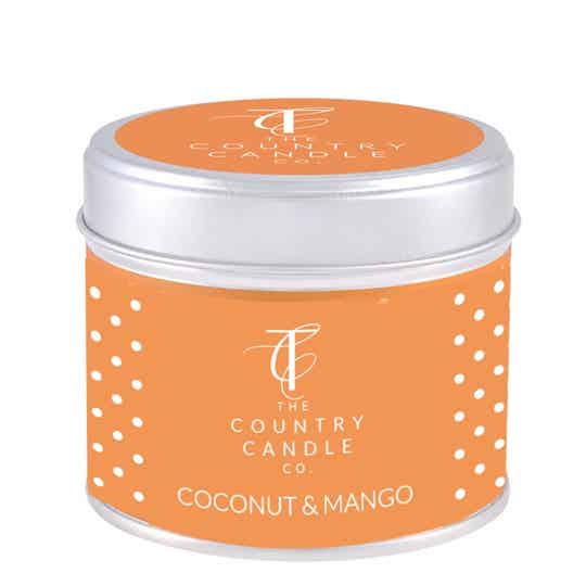 The Country Candle Company Coconut & Mango Tin Candle