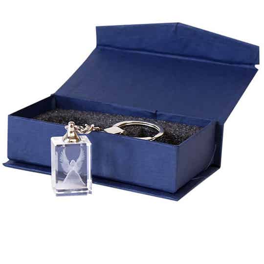 Crystal Guardian Angel Keyring - Boxed