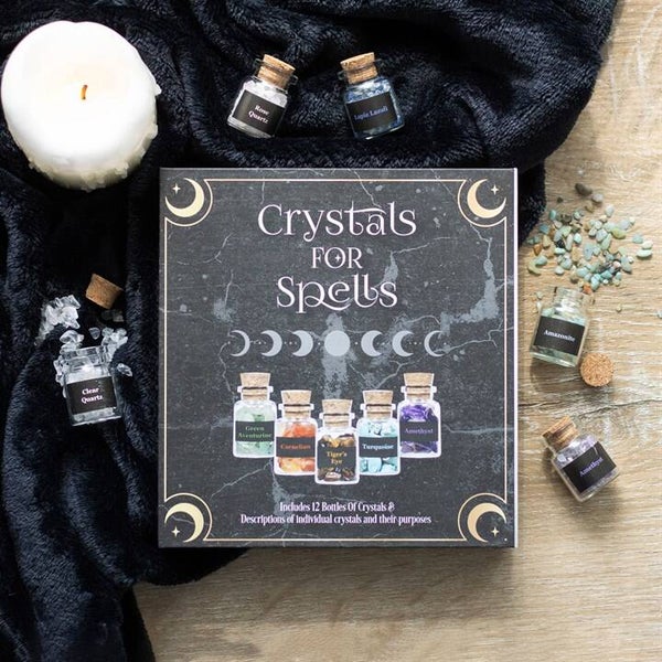 Set of 12 Crystal Chip Jars