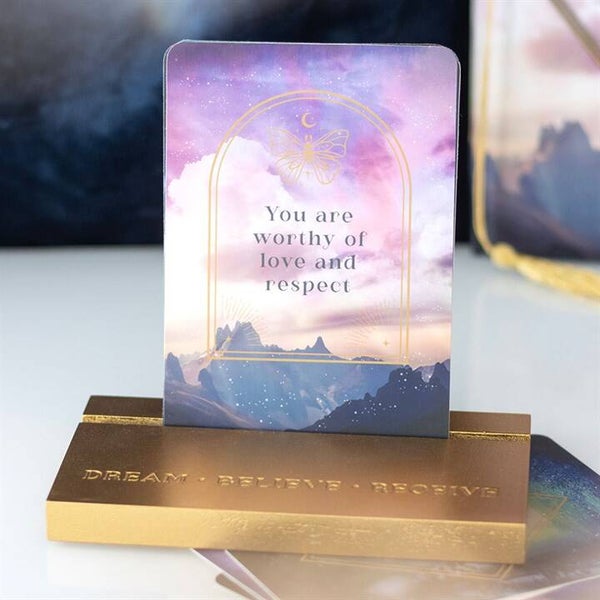 Ethereal Affirmation Cards with Stand