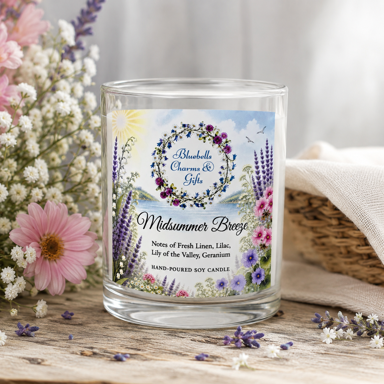 Midsummer Breeze Hand-Poured Soy Candle