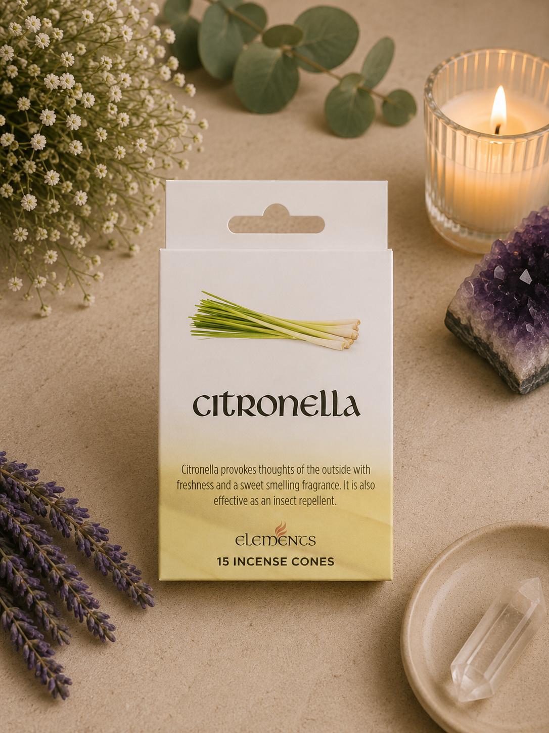 Elements Citronella Incense Cones