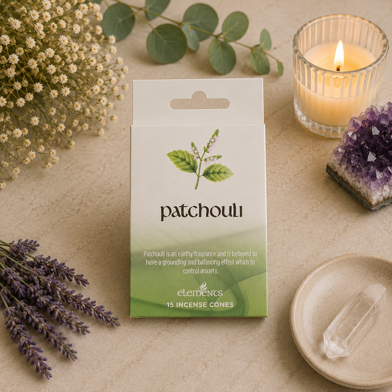 Elements Patchouli Incense Cones