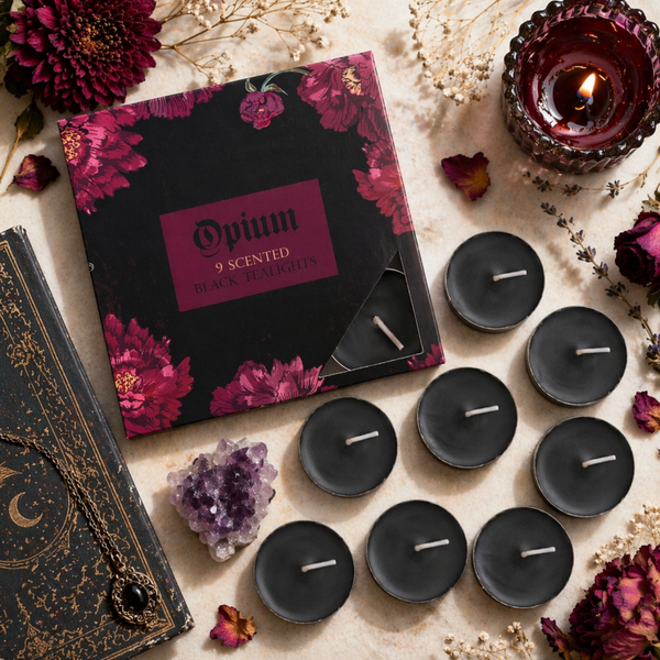 Set of 9 Opium Scented Tealights