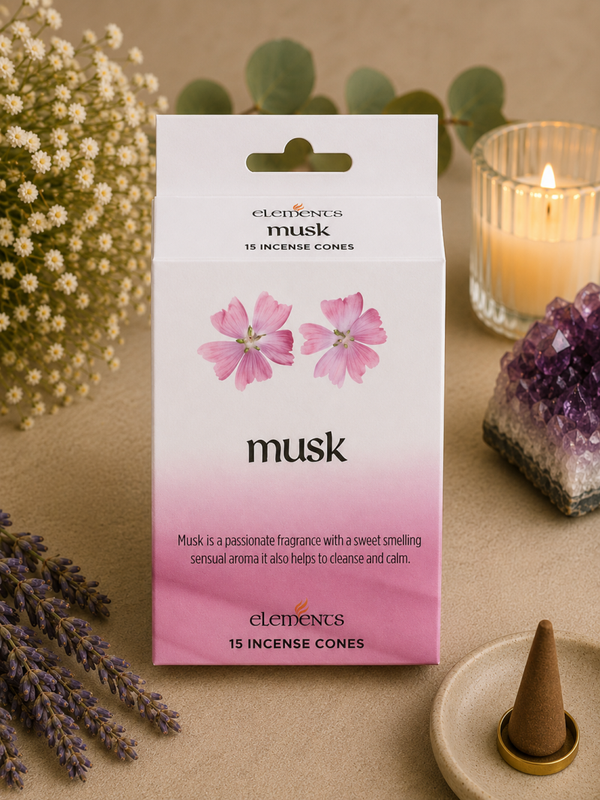 Elements Musk Incense Cones