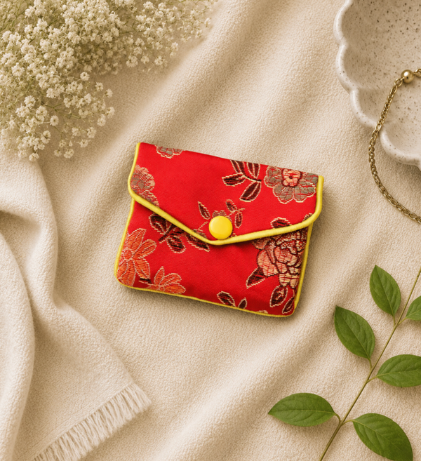 Red Floral Mini Purse