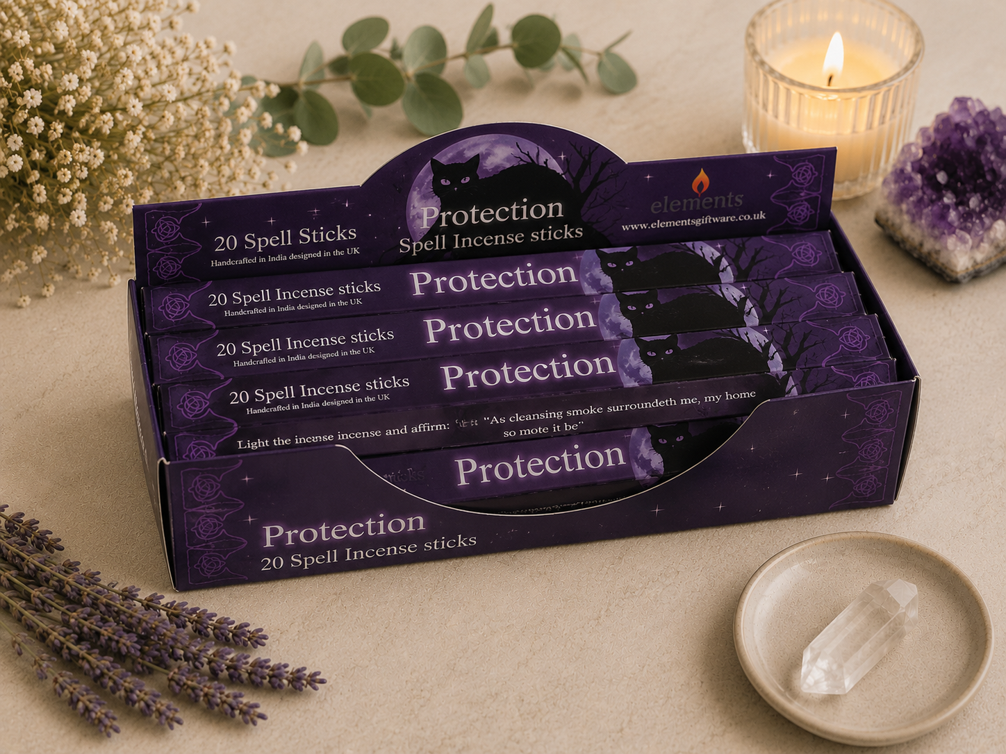 Protection Sandalwood Incense Sticks by Lisa Parker