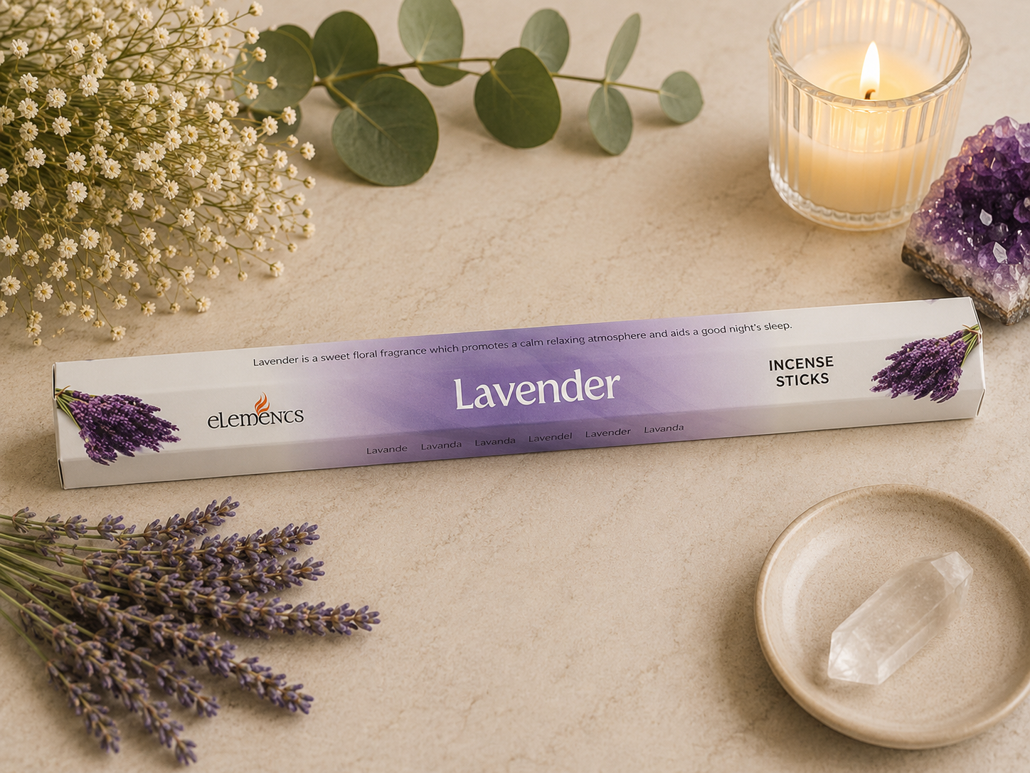 Elements Lavender Incense Sticks
