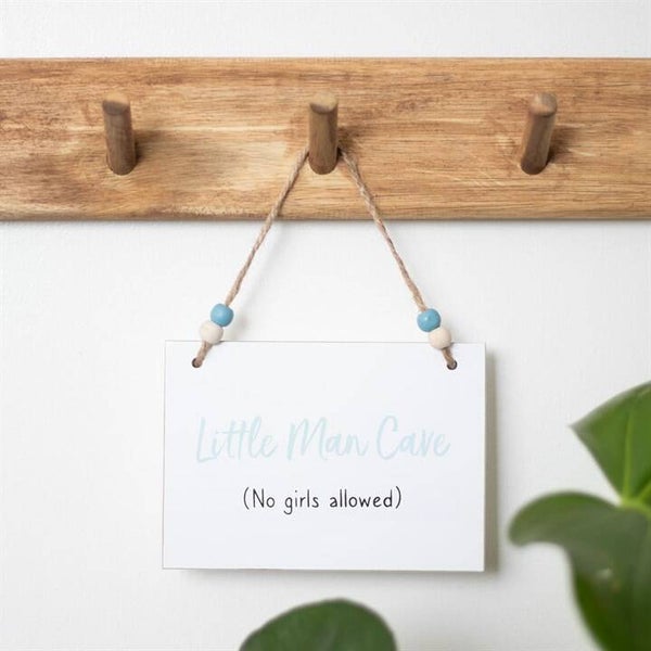 Little Man Cave Sentiment Sign