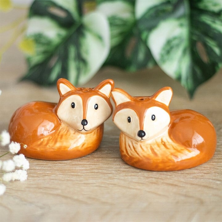 Fawn and Friends Fox Salt & Pepper Shakers