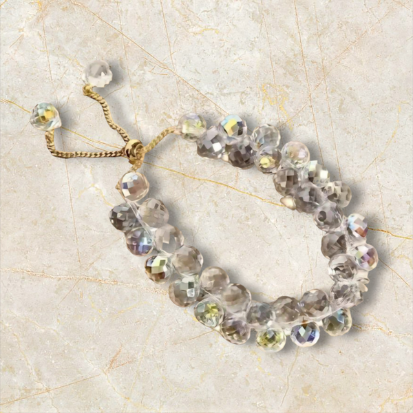 Sparkly Iridescent Adjustable Bracelet