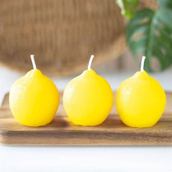 Lemon Shaped Candles