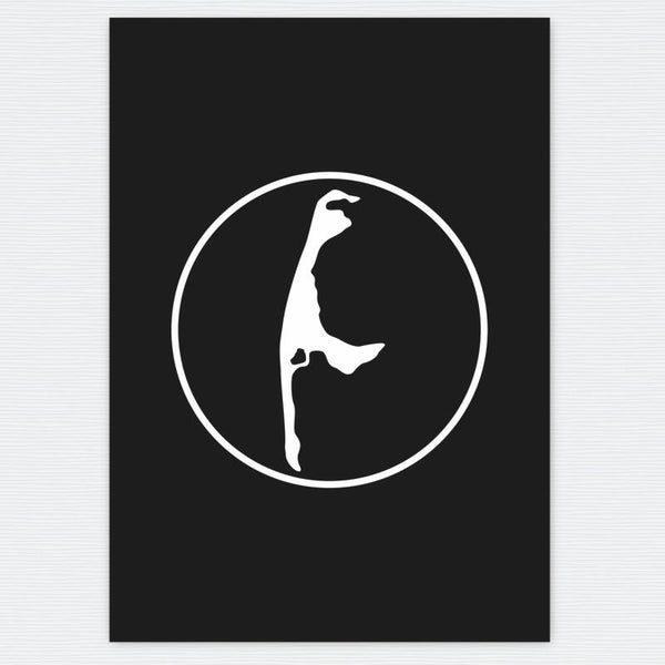 Sylt - Die Insel - schwarzer Karton