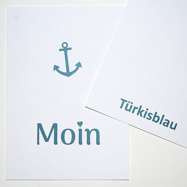 Farbmuster Karton Weiß