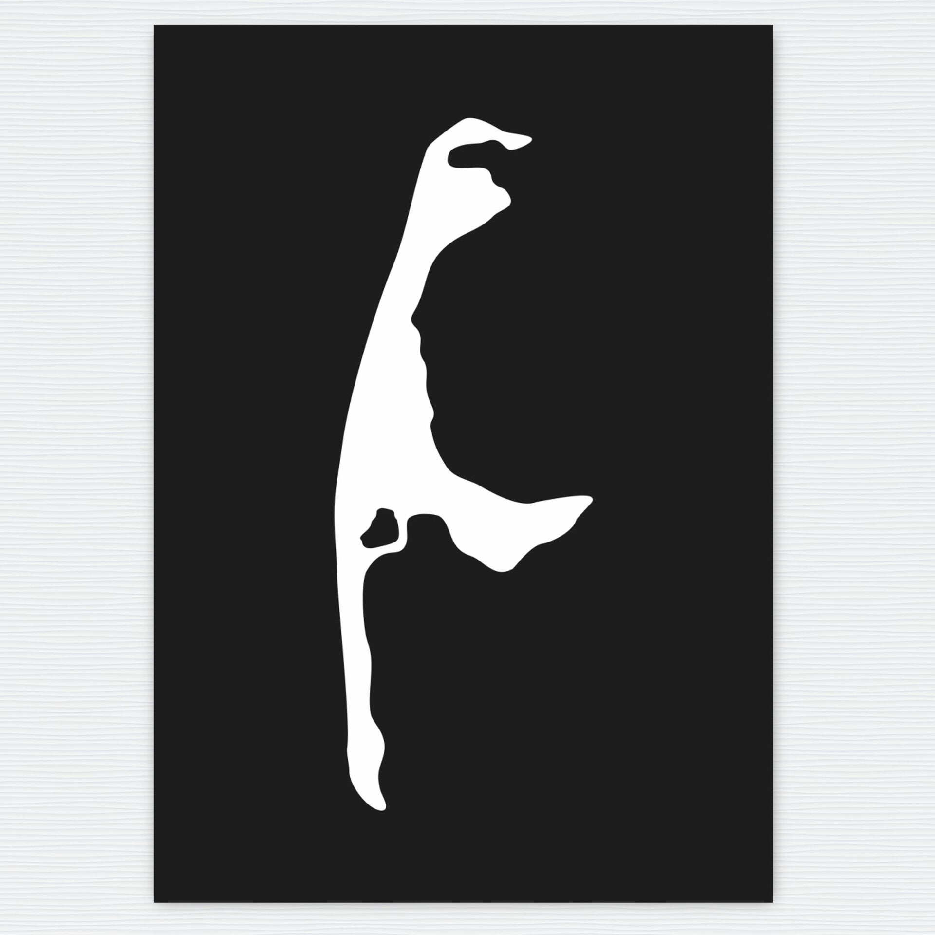 Sylt - meine Insel - schwarzer Karton