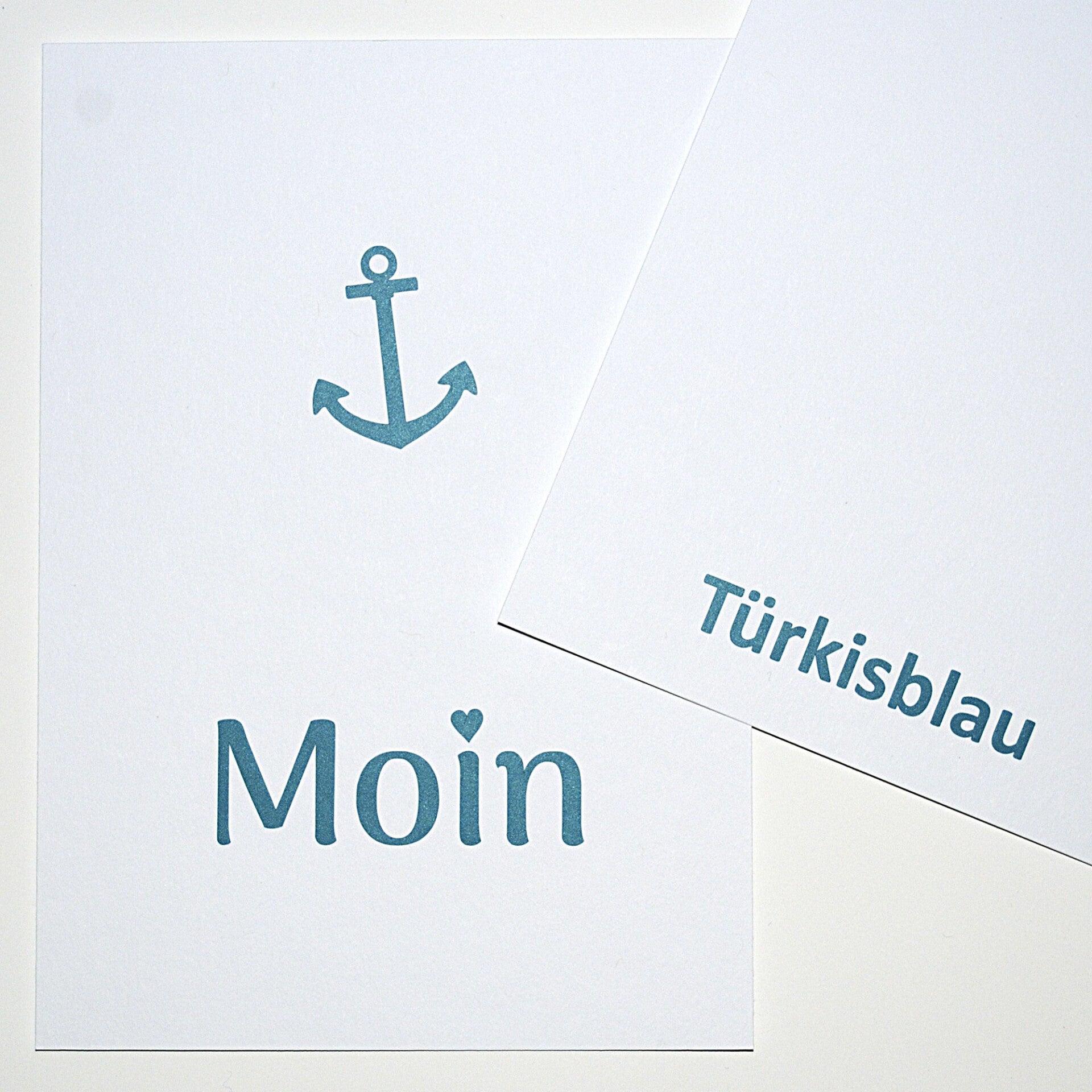 Farbmuster Karton Weiß