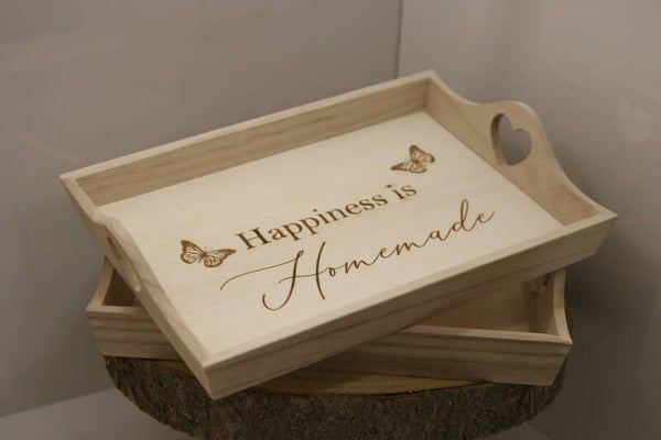 Dienblad eigen tekst