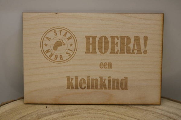 Hoera, een kleinkind