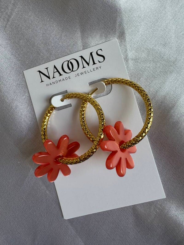 Oorbellen Paradise Peach - Gold