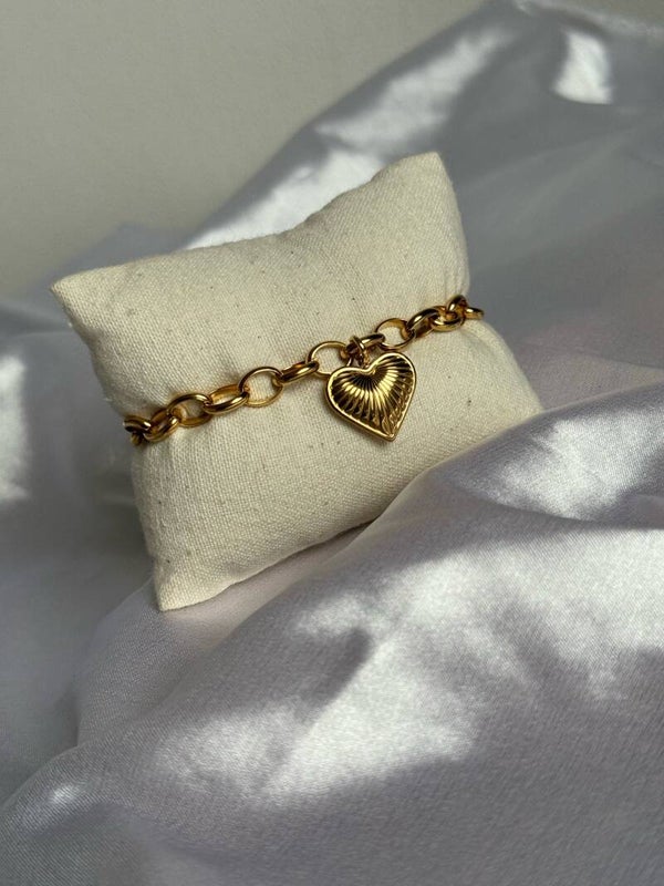 Armband Big Heart - Gold