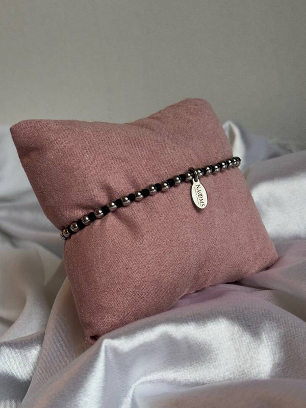 Armband Black & Silver