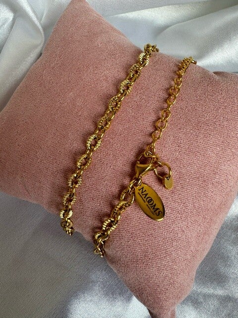 Armband Chunky Chic - Goudkleurig