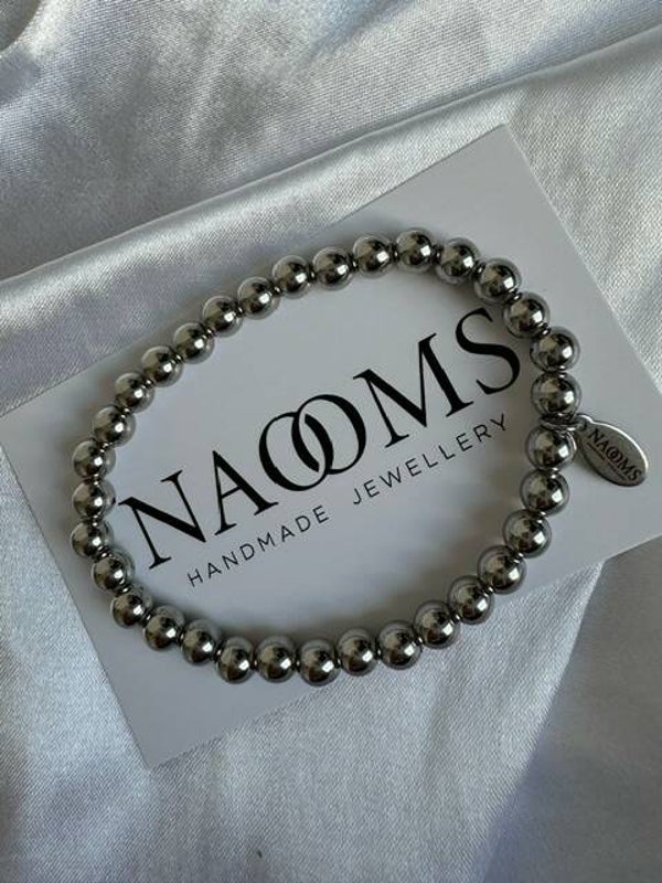 Armband Shine bright like a diamond 6mm - Zilverkleurig