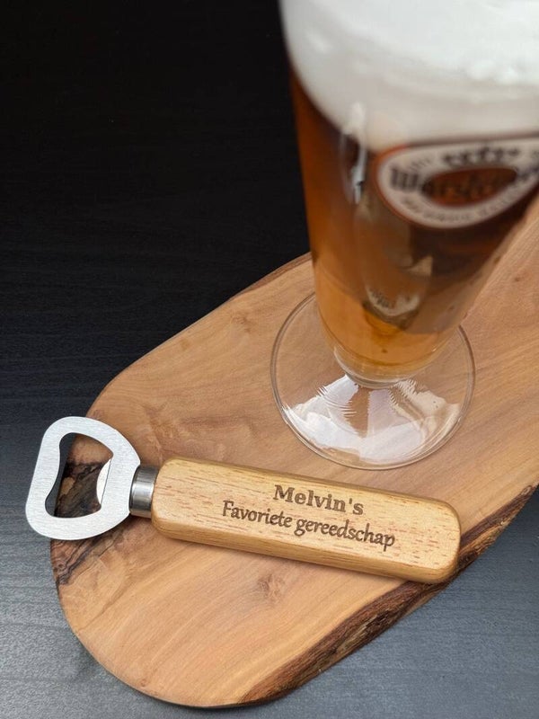 Gepersonaliseerde bieropener - NAAM Favoriete gereedschap