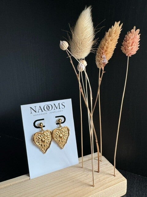 Oorbellen Lovely Hearts - Goudkleurig
