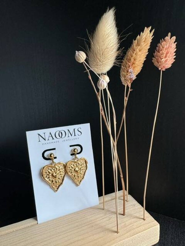 Oorbellen Lovely Hearts - Goudkleurig