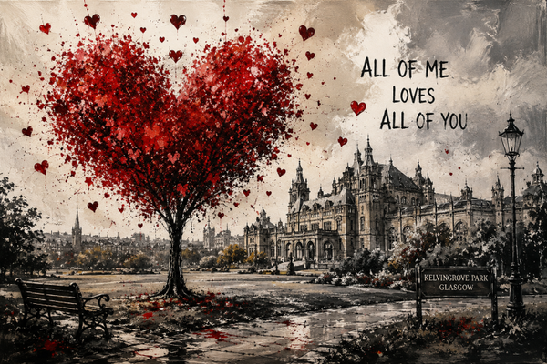 All of me Loves All of you - Kelvingrove Park Glasgow
