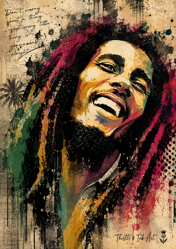 Don’t Worry – Bob Marley Art Print