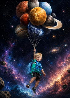 Reach for the Stars – Personalised Child Art Print