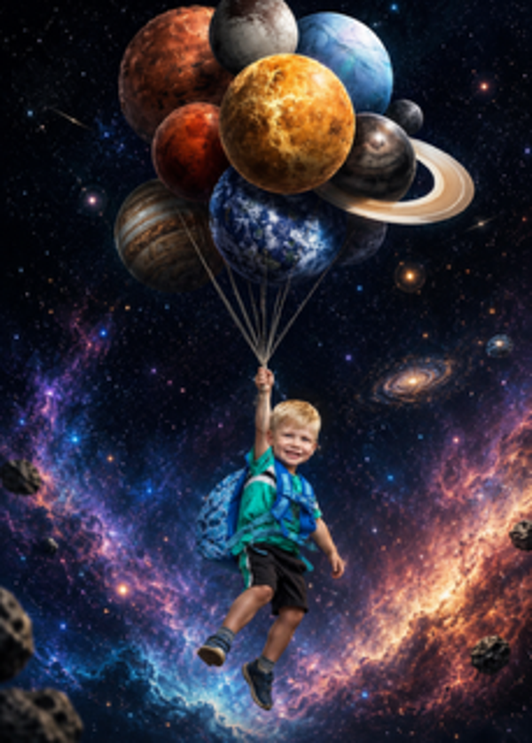 Reach for the Stars – Personalised Child Art Print